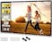Taotique Projector Screen 100 inch, 4K Movie Projector Screen 16:9 HD Foldable and Portable Anti-Crease Indoor Outdoor Projection Double Sided Video Projector Screen for Home, Party, Office, Classroom