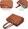 LOVEVOOK Laptop Bag for Women 15. 6 Inch Tote Bags Waterproof Leather Briefcase Computer Women Business Office Work Bag.