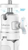 ULANZI MT-08 Mini Tripod Extendable Pole, Portable Selfie Stick 360Rotating, Tabletop Camera Tripod Handy for iPhone Huawei Samsung Google Smartphones Canon Sony DSLR Cameras, White.