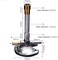 LabZhang Bunsen Burner Lab Natural Gas with Flame Stabilizer and Air with Gas Adjustment, Natural Gas with Propane Lab Heating Equipment, Alloy Steel.