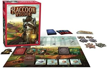 RACCOON TYCOON Forbidden Games - (Standard Edition- Board Game.