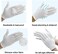 COOHORN 12Pairs White Cotton Gloves for Eczema and Dry Hands - Breathable Work Glove Liners - Moisturizing SPA Gloves - Soft Jewelry Inspection Gloves - Stretchy Fit Cotton Cloth Gloves for Most Women