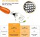 Lehoo Castle Toddler Utensils Kids Silverware, 6pcs Safety Stainless Steel Toddler Fork Spoon Knife Set, Children Flatware Set, Safety Utensils for Toddler and Children (Orange.