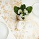 PapaKit Sparkle Metallic Gold Thin Table Runner 11"x84", Pack of 2 for Holidays, Wedding, Parties and Everyday Decoration.