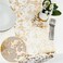 PapaKit Sparkle Metallic Gold Thin Table Runner 11"x84", Pack of 2 for Holidays, Wedding, Parties and Everyday Decoration.