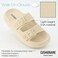 CUSHIONAIRE Women's Fame recovery cloud slide withComfort.