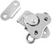 QWORK 4 Pcs Butterfly Twist Latch, Spring Loaded Toggle Latch Catch Hasp Clasp Clamp 304 Stainless Steel for Toolbox Case Chest.