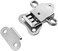 QWORK 4 Pcs Butterfly Twist Latch, Spring Loaded Toggle Latch Catch Hasp Clasp Clamp 304 Stainless Steel for Toolbox Case Chest.