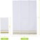 FOCUSLINE [200 Pack] Disposable Guest Towels Paper Hand Towels, Decorative Bathroom Hand Napkins for Kitchen, Parties, Weddings, Dinners or Events, White and Gold.