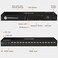 TESmart Switch 4K UHD 3840x2160@60Hz 16x1, 16 in 1 Out HDMI Switcher Box with RS232 LAN Port Support HDCP2. 2 16 Port Switch.