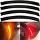 NJSBYL Smoked Lens Corvette C7 LED Front Rear Side Marker Lamps for 2014 2015 2016 2017 2018 2019 Chevrolet Corvette Grand Sport Stingray Z06 ZR1 Red Amber LED Turn Singal Light Kits Sidemarker Lamps.