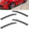 NJSBYL Smoked Lens Corvette C7 LED Front Rear Side Marker Lamps for 2014 2015 2016 2017 2018 2019 Chevrolet Corvette Grand Sport Stingray Z06 ZR1 Red Amber LED Turn Singal Light Kits Sidemarker Lamps.