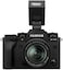 فلاش Fujifilm EF-X8 ذو قاعدة تثبيت على الحذاء.