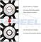 WHEEL CONNECT Hub Centric Rings 73. 1 to 66. 1, Aluminium Alloy Hubrings 66. 1 to 73. 1 Set of 4, O. D:73. 1-I. D:66. 06 (66. 1mm. A.