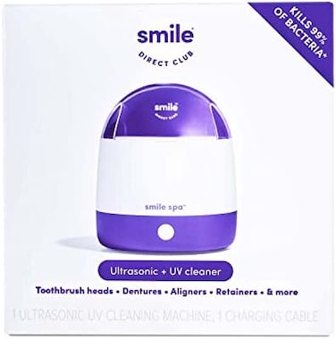 SmileDirectClub Smile Spa Ultrasonic and UV Cleaning Machine for Alingers, Retainers, Toothbrush Heads, and More.
