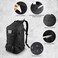 Jueachy Tactical Backpack for Men Molle Military Rucksack Pack Waterproof 30L with USA Flag Patch.