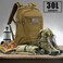 Jueachy Tactical Backpack for Men Molle Military Rucksack Pack Waterproof 30L with USA Flag Patch.