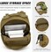 Jueachy Tactical Backpack for Men Molle Military Rucksack Pack Waterproof 30L with USA Flag Patch.