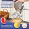 Moongiantgo Manual Grain Mill with &phi;5. 1inch Large Hopper1. 5inch Table Clamp, Milling Coarseness Adjustable Cast Iron Hand Grinder for Nut, Coffee, Grain, Seeds, Corn, Spices.