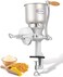 Moongiantgo Manual Grain Mill with &phi;5. 1inch Large Hopper1. 5inch Table Clamp, Milling Coarseness Adjustable Cast Iron Hand Grinder for Nut, Coffee, Grain, Seeds, Corn, Spices.