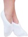 Eurow Premium Cotton Spandex Cosmetic Moisturizing Natural Therapy Socks for Dry Feet Healing and Beauty - White 2 Pairs.