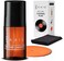 KAIU Vinyl Record Cleaning Kit- Anti Static Record Cleaning Washer Fluid with Silicone Label ProtectorMicrofiber Cloth - Vinyl Album Cleaner Spray - Remove DustDirt - 3-in-1 Supplies Kit.