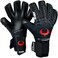 قفازات حارس المرمى الاحترافية Renegade GK Eclipse (مقاسات 7-12، 6 أنماط، مستوى 54 مم EXT Contact GripPro قفازات حارس المرمى للعب النخبة أقصى قدر من الثبات والحماية والراحة للبالغين والشباب.
