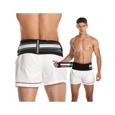 Paskyee Sacroiliac Hip Belt for Women and Men That Alleviate Sciatic, Pelvic, Lower Back and Leg Pain, Stabilize SI Joint，Anti-Slip and Pilling-Resistant.