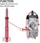RSG Air Fuel Mixture Screw CNC Adjust Carb FCR Air Screw for KEIHIN Carburetor Four-Strokes FCR Carbs Honda Yamaha Suzuki Motorcross Motorcycle (Red.
