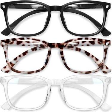 Gaoye Blue Light Blocking Glasses, Fashion Lightweight Fake Glasses Anti UV/Headache/Eyestrain Computer Gaming Glasses.