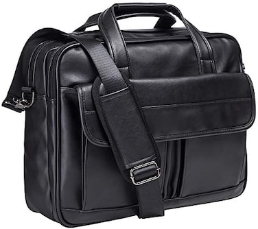 seyfocnia Herren Business Reise Aktentasche Leder Handgemachte Messenger Bag Laptop Tasche.