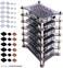 GeeekPi 6-Layer Cluster Case for Raspberry Pi 4/3/2, Stackable Case with Heatsinks, Brown.