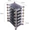 GeeekPi 6-Layer Cluster Case for Raspberry Pi 4/3/2, Stackable Case with Heatsinks, Brown.