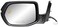 Fit System Driver Side Mirror for HONDA CR-V EX, EX-L, (testured black w/PTM cover, w/turn signal, w/BSDS, foldaway, w/o camera, HP, 63072H.