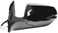 Fit System Driver Side Mirror for HONDA CR-V EX, EX-L, (testured black w/PTM cover, w/turn signal, w/BSDS, foldaway, w/o camera, HP, 63072H.