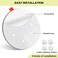 LoYinLo Privacy Sign,Do Not Disturb/Please Knock/Out of Office/in a Meeting Sign, Non-Scratch Magnetic Privacy Door Sign That Lets Others Know Whether You're Available Or Not(4. 9inch,Silver.