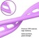 AIKOTOO Yoga Pedal Resistance Band Elastic Pull Rope Fitness Sit-up Exercise Equipment at Home Gym Arm Abs Workout Equipment Leg Stretching Equipment.
