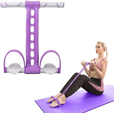 AIKOTOO Yoga Pedal Resistance Band Elastic Pull Rope Fitness Sit-up Exercise Equipment at Home Gym Arm Abs Workout Equipment Leg Stretching Equipment.