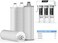 FRIZZLIFE M3005 Replacement Filter Cartridge Set (4 Packfor SK99,SP99,SK99 New and SP99 New Under Sink Water Filter System.