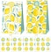 Cieovo 24 pcs Favor Bags Paper Gift Bags, Goodie Candy Bags Kraft Treat Paper Bags with Stickers for Summer Lemon Theme wedding Birthday Baby Shower Party Supplies Decoration.