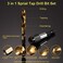 THINKWORK Combination Drill TapTap Bit Set, 3-in-1 Titanium Coated Screw Tapping Bit Tool for Drilling, Tapping, Countersinking, with Quick-Change Adapter, 13 PCS SAE/Metric.