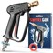 McKillans Short Pressure Washer Gun with Swivel - High Pressure Water Handle with 3/8" Male Plug and 1/4&rdquo; Quick Connector Coupler - Power Washer Gun Compatible with Foam Cannon - Car Wash Foam Gun.