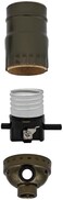 Creative Hobbies Make a Lamp or Repair Kit with Essential Hardware and Matching Cord Antique Brass.