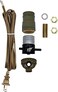 Creative Hobbies Make a Lamp or Repair Kit with Essential Hardware and Matching Cord Antique Brass.
