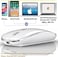 Harfoowo Bluetooth Mouse for iPad pro iPad Air Mac MacBook Pro MacBook Air MacBook Laptop Chromebook Win8/10/11 HP DELL PC.