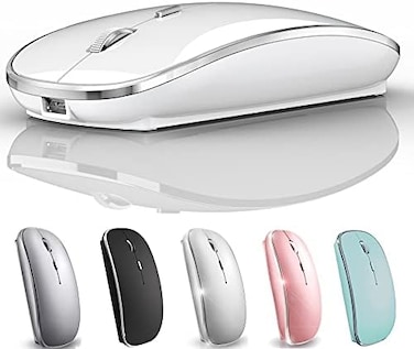 Harfoowo Bluetooth Mouse for iPad pro iPad Air Mac MacBook Pro MacBook Air MacBook Laptop Chromebook Win8/10/11 HP DELL PC.