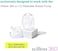 Willow 360 Breast Pump Flanges, 2-Count - 24mm Breast Shield - for Willow 360 or 3. 0 Wearable Breast Pump, Hands-Free for Leak Proof Breast Pumping with The Willow Milk Bags.