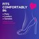 Dr. Scholl's Foam Heel Liners Inserts Helps Prevent Uncomfortable Shoe Rubbing at The Heel and Helps Prevent Slipping for Shoes That are Too Big, 3 Pair.