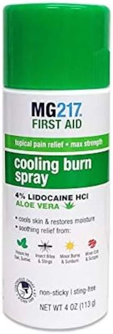 MG217 Maximum Strength Pain Relief Cooling Burn Spray, 4 oz.