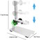 cainda Aluminum Alloy Microscope Stand Holder for USB Digital Microscope, Stable Metal Stand Bracket with Portable Carrying Case, Support Adjusted Up and Down Easy to Focus.